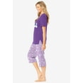 thumbnail image 3 of Dreams & Co. Plus Size 2-Piece Capri PJ Set, 3 of 5