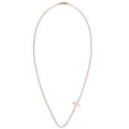 thumbnail image 3 of Elli by Julie & Grace Women 18" Cross Pendant Necklace 18K Rosegold 925 Silver, 3 of 7