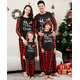 thumbnail image 1 of Pijamas familiares a juego 2025, pijamas con estampado de Feliz Navidad, conjunto de ropa de dormir para adultos y niños, mono para bebé y ropa para perros, 1 of 5