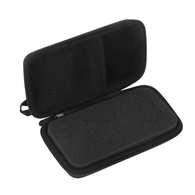 Micrófono Case de Carro, Estuche de Vije Dura de Doble Canal Dura de Vije Semi Impermable Parafono