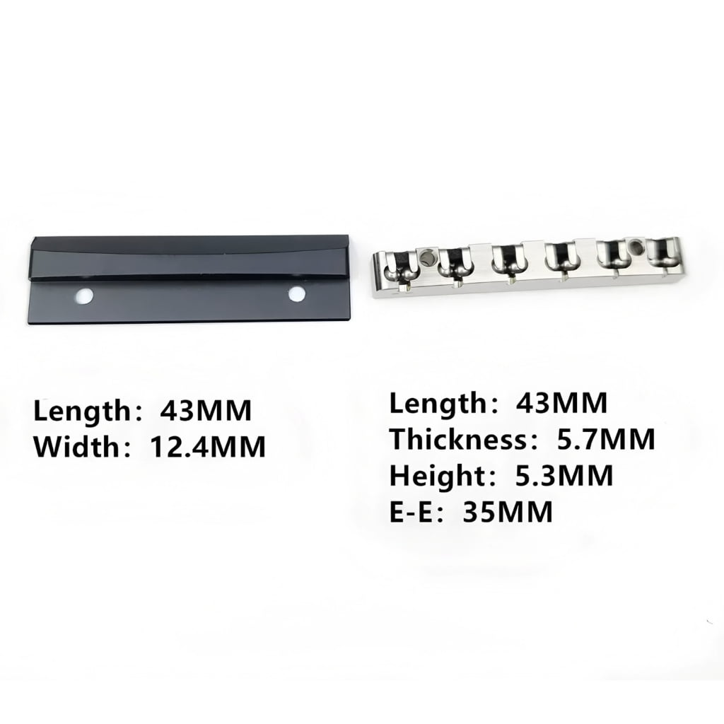 Oasiva Electric Guitar Tremolo Bridge Stainless Steel Roller Universals Guitar Roller for Daily Practice and Live Performances