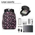 thumbnail image 4 of Xecao Breast Cancer Awareness print Travel Backpack, Large Computer Backpack for Men Women, College School Rucksack Book Bag, 4 of 5