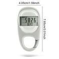 thumbnail image 2 of MesaSe 3D Digital Display Walking Pedometer Keychain Accurate Fitness  Steps Counter Calories Counting for Running, 2 of 9
