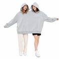 thumbnail image 6 of Lsupdaol Two Person Couples Hoodie Matching Sweatshirts Christmas Gift Grey, 6 of 6