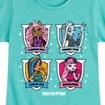 thumbnail image 3 of Monster High - Yearbook Photos - Toddler & Youth Girls Short Sleeve T-Shirt, 3 of 5