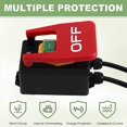 thumbnail image 5 of 250V Single-Phase on/Off Switch Safety Switch with Socket EU Plug, 5 of 5