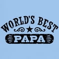 thumbnail image 3 of CafePress - World's Best Papa Light T Shirt - Men's Classic Graphic T-Shirt, 3 of 4