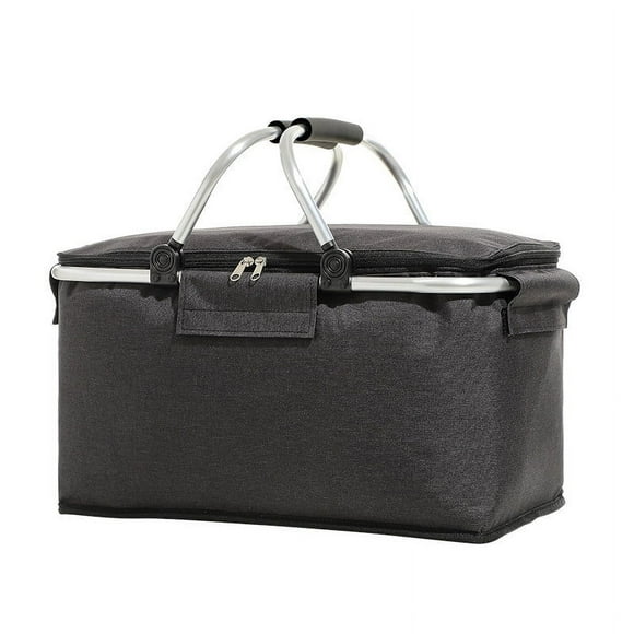 Insulated Cooler Bag With Aluminium Frame | Suitable For Picnic, Camping, BBQ And Sporting Events