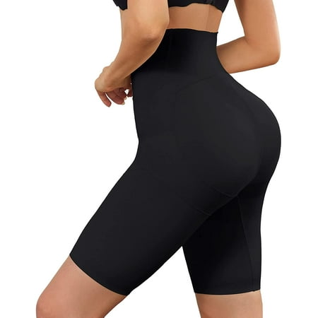 

Nebility Women Body Shaper Short Tummy Control Shapewear Panties High Waist Butt Lifter Hip Enhancer Seamless Thigh Slimmer(Black OOL)