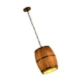 thumbnail image 1 of BRIGHTFUFU Retro Style Chandelier Creative Hanging Light with Iron Material for Decoration Coffee Color Adjustable 1 Meter, 1 of 8