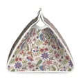thumbnail image 3 of Lsque Paisley Flowers Printed Long Tissue Box Cover Holder, Facial Paper Organizer Dispenser,Triangle with Bottom Belt, PVC Leather Decorative Organizer, 3 of 9