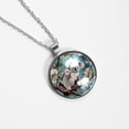 thumbnail image 4 of Koala Glass Circular Pendant Necklace - Stylish Womens Necklaces ?, 4 of 5