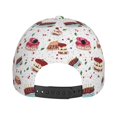 thumbnail image 6 of Daiia Birthday Cake print Baseball Cap Men Women Golf Dad Hat Adjustable Original Classic Low Profile Hat Unconstructed Plain Cap, 6 of 9