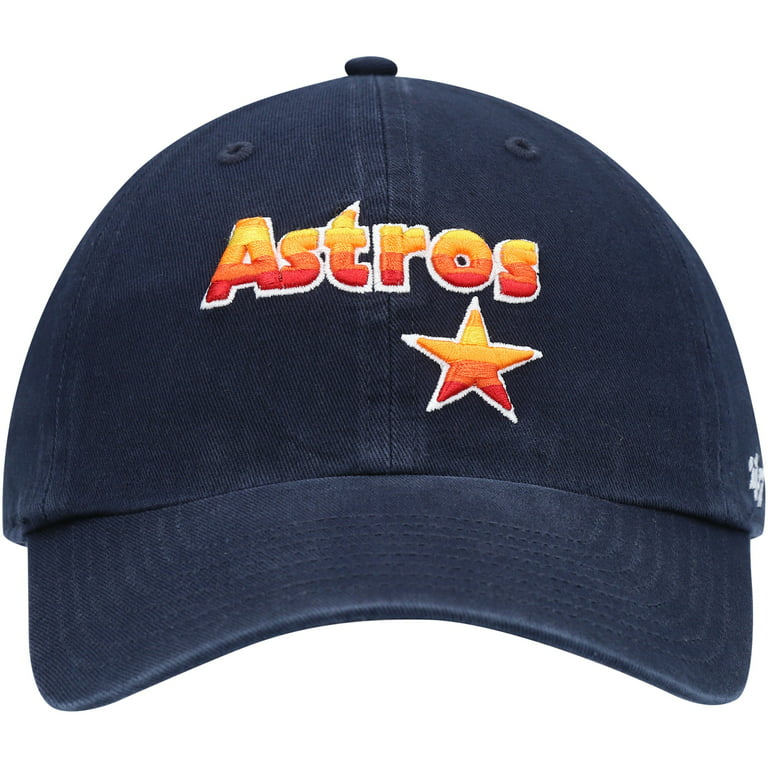 Men's '47 Navy Houston Astros Logo Cooperstown Collection Clean Up