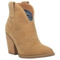 thumbnail image 2 of Dingo  Womens Flannie Snip Toe Cowboy  Casual Boots   Ankle Mid Heel 2-3", 2 of 5