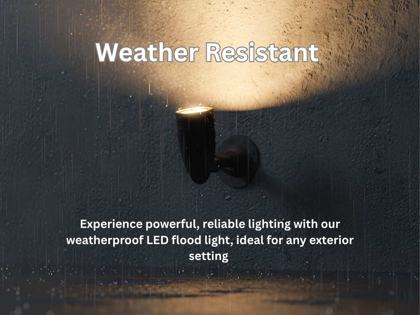 HOMEnhancements 10 Watts Black LED Bullet Flood Light, Adjustable