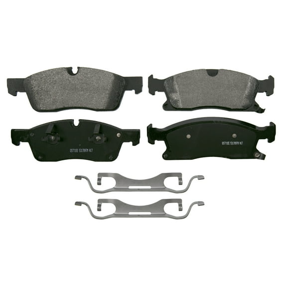 Wagner QuickStop ZX1904A Semi-Metallic Disc Brake Pad Set Fits select: 2016-2018 JEEP GRAND CHEROKEE, 2016-2019 DODGE DURANGO
