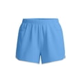 thumbnail image 4 of Olyvenn Women's Summer Casual Athletic Dolphin Shorts Elastic Waist Side Pocket Light Blue XXL, 4 of 6