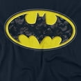 thumbnail image 2 of Batman Bats in Logo Women's T Shirt, Navy, Medium, 2 of 6