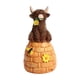 thumbnail image 2 of CREATITOY Easter Rustic Highland Cow Figurine Home Garden Decor, 2 of 6