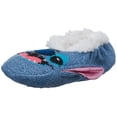 thumbnail image 1 of Calcetín tipo pantufla Disney Lilo & Stitch de piel sintética para mujer, 1 of 1
