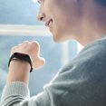 thumbnail image 4 of Mistaha Wireless Temperature Monitoring Smart Watch Bracelet in Black Color - Premium Strap, Long Battery Life - LED Display, 24-hour Time, Temperature Range 30℃-45℃ - USB Cable & User Manual Included, 4 of 6