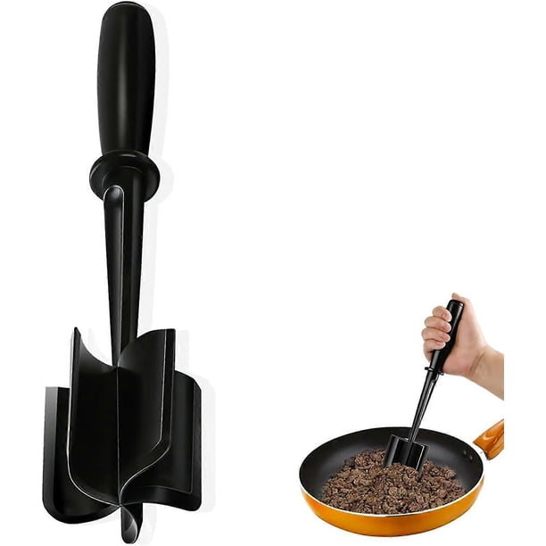 Meat Chopper, Potato Masher-Professional Multifunctional Heat Resistant Nylon Ground Beef Smasher