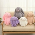 thumbnail image 2 of Cute cartoon plush bunny doll Plush Stuffed Animal Bunny Rabbit, 2 of 3