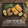 thumbnail image 2 of Hamilton Beach Professional Cast Iron Electric Grill, 10" x 16" Preseasoned Cooking Surface, Adjustable Temperature up to 450° F, 38560, 2 of 7