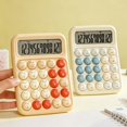 thumbnail image 2 of Usloyux 3 Pcs Color Financial Calculatrice de Bureau, Grand Écran 12 Digit Calculator Résistant à l'Usure Touches Rondes, Calculatrice Ergonomique de Bureau pour Comptabilité Affairesécolemaison Bureau, 2 of 9