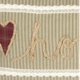 thumbnail image 6 of VHC Brands Prairie Winds Text Cotton Farmhouse Appliqued Rope Pillow 22x14 Filled Bedding Accessory, 14x22, Brick Red Home, Hearts, 6 of 6