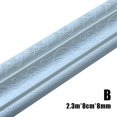 thumbnail image 3 of CAROOTU Wall Trim Line Skirting Border 3D Pattern Sticker Decoration Self Adhesive, 3 of 6