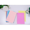thumbnail image 3 of (8 Pack) Notes Autocollantes Lignées pour Poteau, Bloc de Notes Autocollantes 8 Couleurs Son 4X6 Po, Autocollants de Poteau Brillants Grands Carrés Colorés pour Bureau, Maison, École, Réunion, 50 Feuilles/bloc, 3 of 6