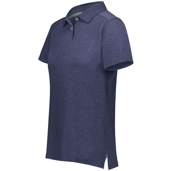 Holloway Sportswear S Womens Repreve®  Eco Polo Navy Heather 222775