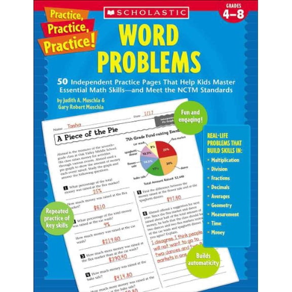 Pre-Owned Word Problems (Practice Practice) (Paperback) 0439529638 9780439529631