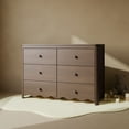 thumbnail image 4 of Art of Nursery by Storkcraft Casablanca 6 Drawer Nursery Dresser, Hazelnut, 4 of 14
