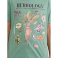 thumbnail image 4 of Harry Potter Women's Herbology Graphic Tee with Short Sleeves, Sizes XXS-XXL, 4 of 5