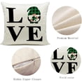 thumbnail image 2 of St. Patrick’s Day Pillow Covers 20x20 Inches Set of 4 St. Patrick''s Day Decorations Buffalo Check Pillow Covers for Irish Shamrock Holiday Sofa Couch Bedroom Home Decor, 2 of 6