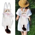 thumbnail image 1 of Poupées & Accessoires Sac à Dos Réaliste Chat Ragdoll pour Femmes, Sac à Main Fait Main en Forme d'Animal Mignon pour Usage Quotidien, 1 of 7