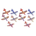 thumbnail image 2 of Aviones planeadores de 10 piezas para niños, juguetes de avión de espuma, favores de fiesta de avión, de aula, juguetes voladores al aire, 2 of 9