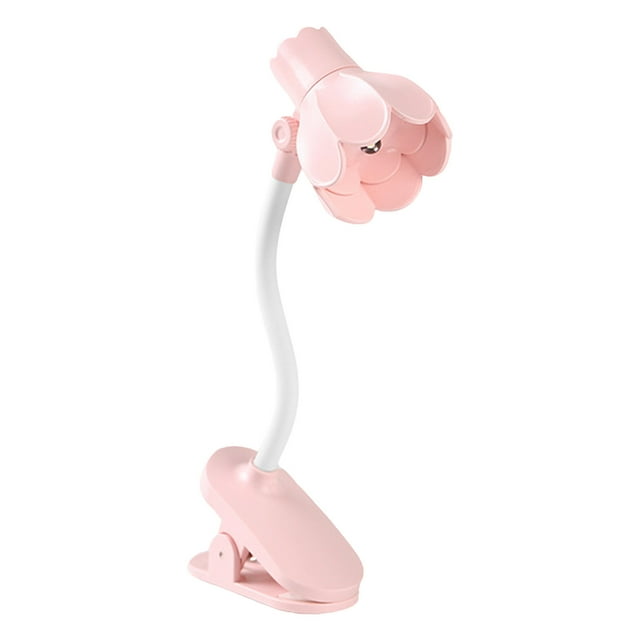 Dvruxg Lampe de Bureau LED Sans Fil Lampe de Table Réglable Col de Cygne USB Rechargeable Veilleuse Douce pour les Yeux, Mini Lampe Mignonne pour Chambre Lecture