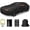 Black, variant on Heavy Duty Car Cover for Automobiles All Weather Waterproof, Outdoor Snowproof UV Protection Windproof, Door Zipper, Soft Cotton Universal Car Covers (Black, Fit Sedans 191"-200")