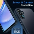 thumbnail image 6 of JETech Matte Case for Samsung Galaxy A15 5G / 4G 6.5-Inch, Frosted Translucent Back Protective Slim Phone Cover, Anti-Fingerprints (Navy), 6 of 6