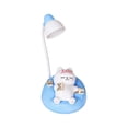 thumbnail image 4 of Luz nocturna para niños, bonita lámpara de noche, USB regulable, 3 niveles, brillo ajustable, lámpara de noche, viñetas de animales, lámpara de mesa Azul, 4 of 9