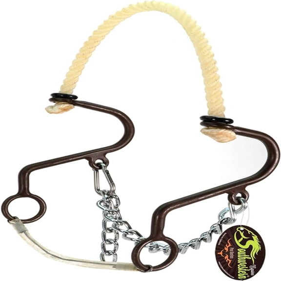 Southwestern Equine S Hackamore Rope Nose Band Western Antique Bronze