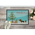 thumbnail image 2 of Carolines Treasures CK3518MAT Tapis Intérieur Ou Extérieur 18 x 27 Po. Basset Hound Noël Tree, 2 of 4