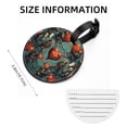 thumbnail image 5 of Love 2pcs PU Leather Round Bag Tags Suitcase Handbag Tags with Privacy Cover and Name ID Tag for Travel Luggage, Handbags, Backpacks, School Bags, 5 of 6