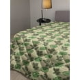 thumbnail image 2 of Philodendron Down Alternative Comforter, Pattern of Exotic Parrot on Floral and Leafy Branch, Microfiber Quilt for All Season, 5 Sizes, Pastel Green Multicolor, by Ambesonne, 2 of 3