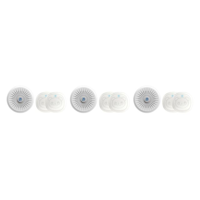 Baohd Intelligent Wireless Doorbell For Wide - Durable And Long-lasting White 3Set