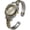 Two-Tone, variant on Blekon Collections Women's Japanese Quartz Cuff Bangle Watch, 27mm Analog Bracelet Watch, Cross Dial Stainless Steel Women's Wrist Watch, Fashion Ladies Watch Silver